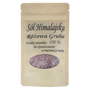 SÓL HIMALAJSKA RÓŻOWA GRUBA 200G