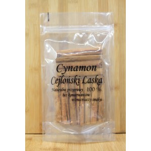 CYNAMON CEJLOŃSKI LASKI 8cm 50g