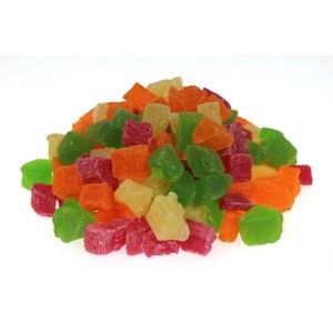ANANAS KANDYZOWANY KOSTKA KOLOROWA 500G