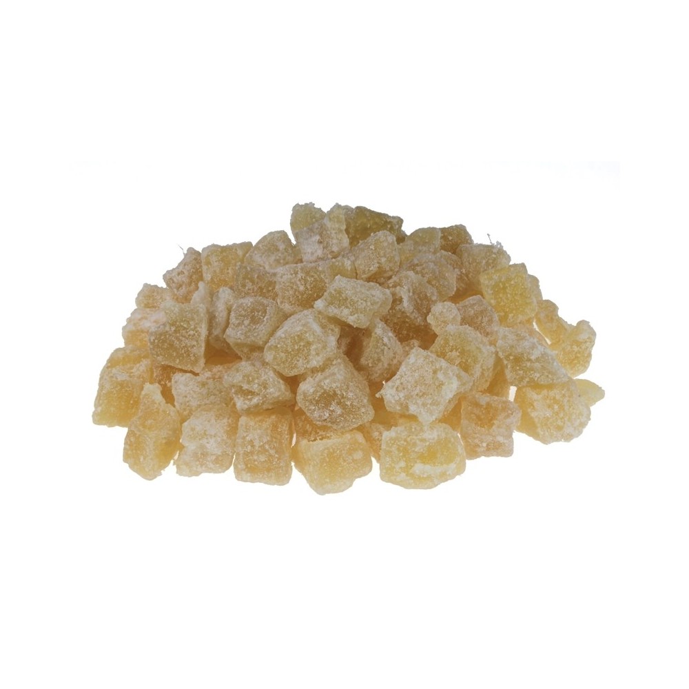 Imbir kandyzowany kostka 50G